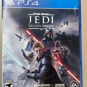 GREAT DEAL! Used STAR WARS JEDI FALLEN ORDER for PS4 - Playstation game disc!